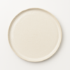 Handcrafted Stoneware Dinner Plate with White Glaze and Textured Finish 1