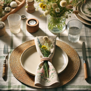 Handmade Ceramic Dinner Plate in Soft Gray with Minimalist Design 2