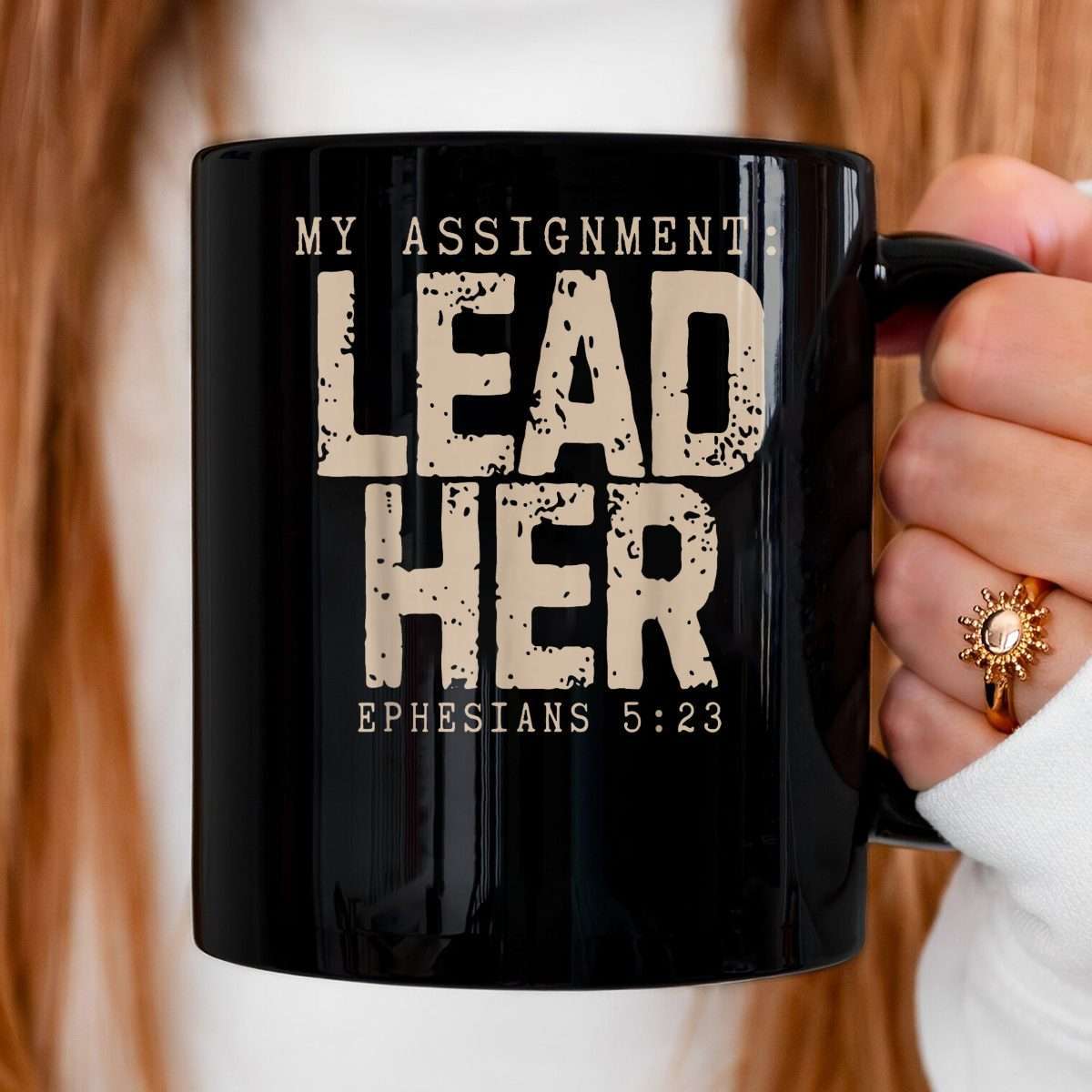 My Assignment Lead Her Ephesians 5_23 Christian Faith Mug