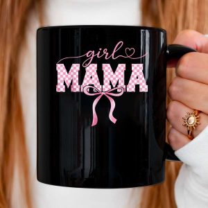 Retro Girl Mama Checkered Mothers Day Mug d0bdgb