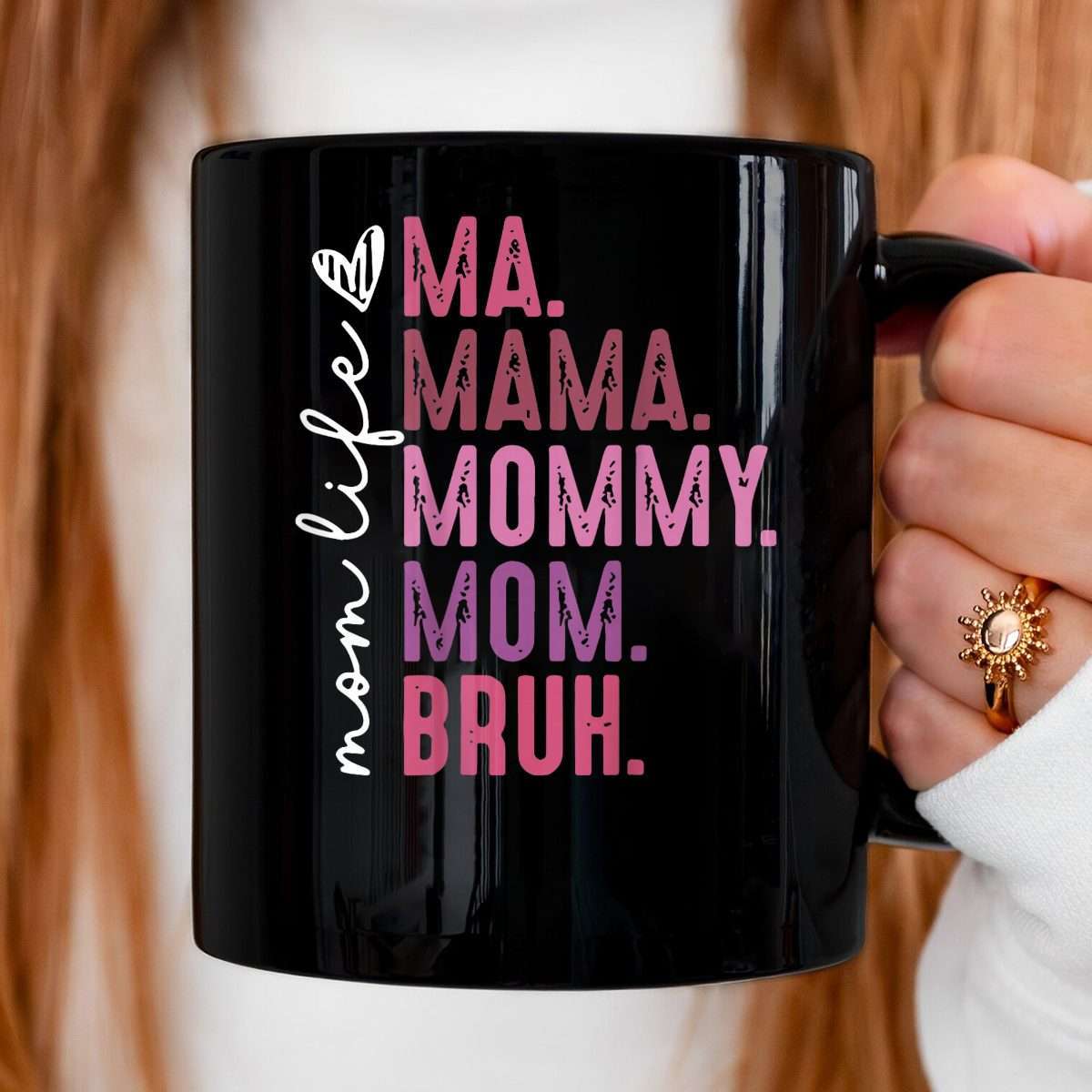 Retro Mama Mommy Mom Bruh Funny Mother's Day Mug