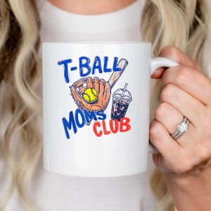 Vintage Tball Mom Softball T Ball Mama Mothers Day Mom Life Mug dhaerx